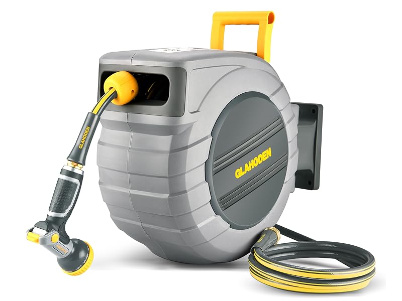GLAHODEN Circle Series Retractable Hose Reel