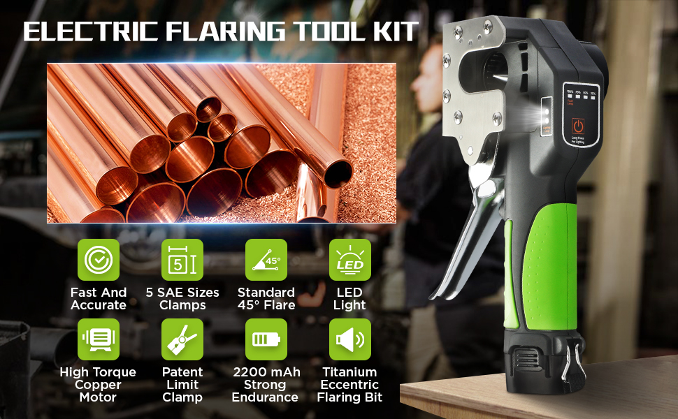 electric flaring tool flaring tool copper flaring tool flaring tool hvac flaring tool kit navac