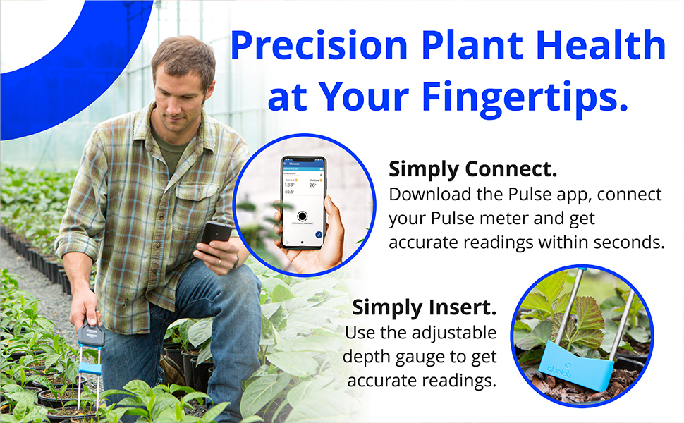 Accurate  Data, Metpulse, Bluelab, pH Meter, Hydroponics, pH Pen Meter, Pulse App