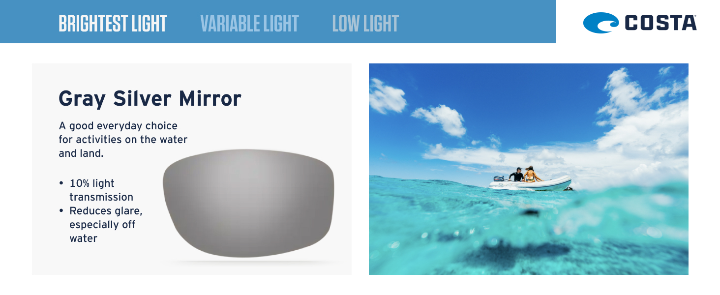 Brightest Light: Gray Silver Mirror