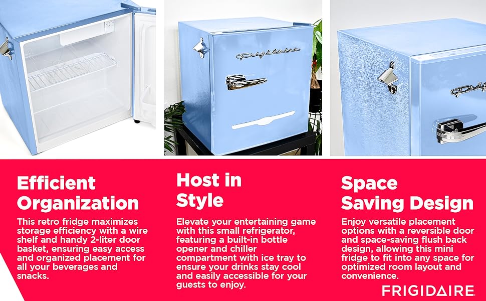 retro fridge small refrigerator mini fridge 