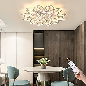 dimmable flush mount ceiling light