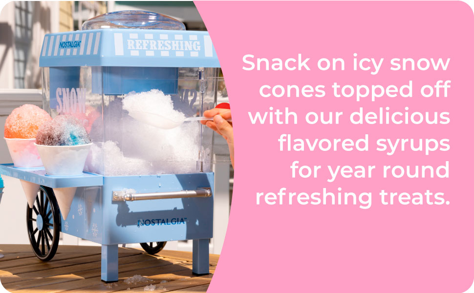 Nostalgia Sweets & Treats snow cone makers cotton candy machines