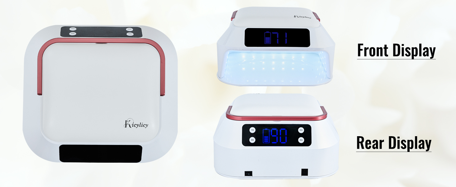 rechargeable uv led nail lamp
