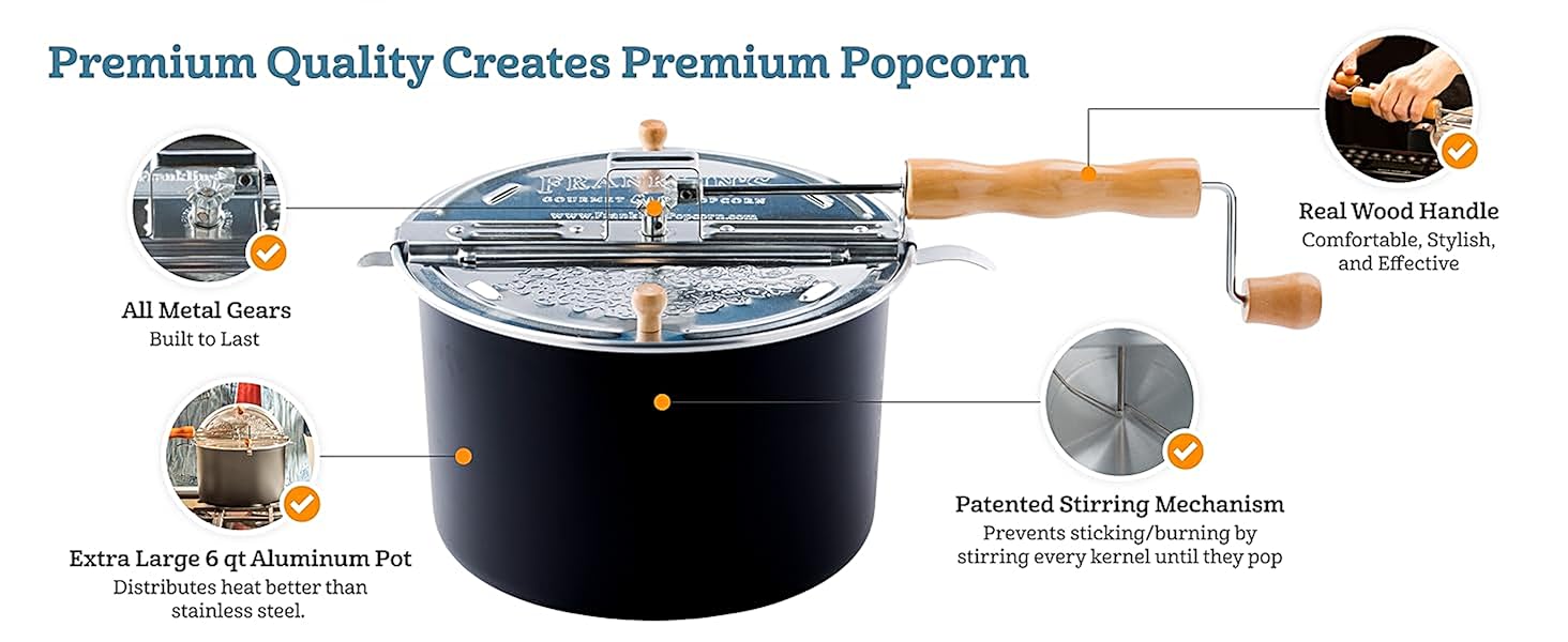Premium quality creates premium popcorn