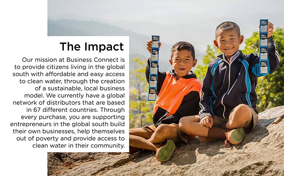 through every purchase, you are providing clean water to communities in the global south