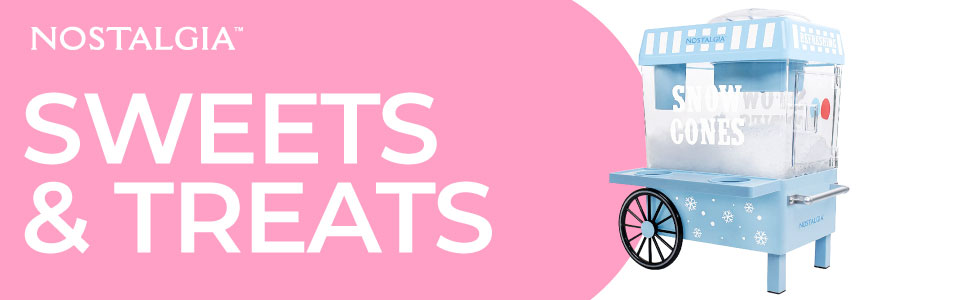 Nostalgia Sweets & Treats snow cone makers cotton candy machines