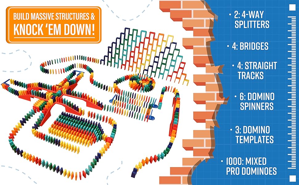 Bulk Dominoes Master Builder Kit