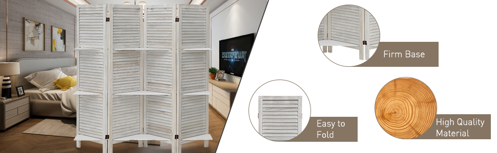 white room divider