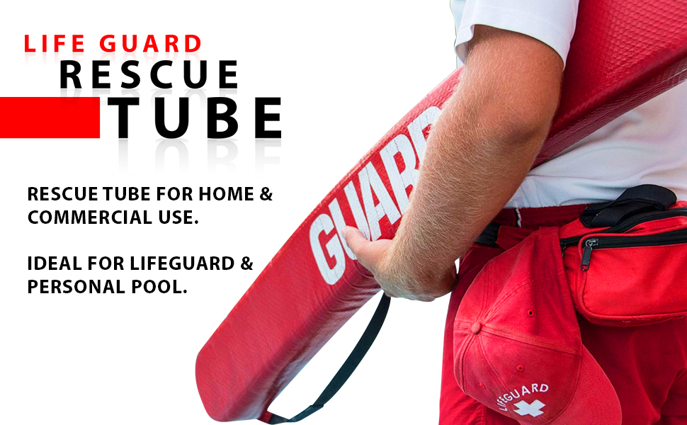 Lifeguard Rescue Tube for Home and Commercial Use - Ideal for Lifeguards
