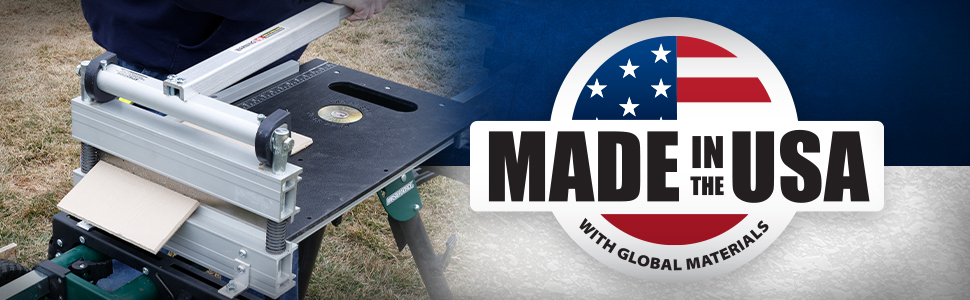 Made in the USA graphic for EZ Series Siding Cutter