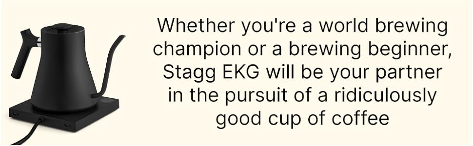 Fellow, Stagg, Electric Kettle, Temp Control, Pour Over, Coffee Lovers, Tea Lovers, Kettle, Pro