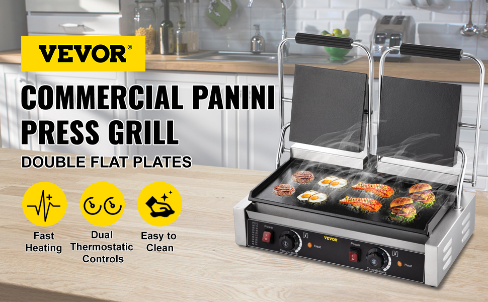 commercial panini press grill