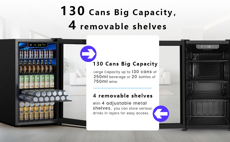 beverage fridge