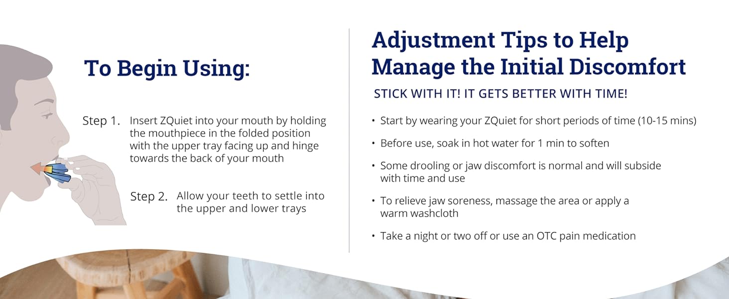 Adjustment Tips to Manage the Initial Discomfort. Stick with It! It Gets Better with Time!